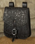 LARP Varustus: Beatrice belt bag floral black
