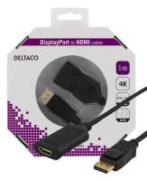 Displayport -> HDMI sovitin 1m