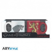 Muki: Game of Thrones - Stark & Lannister Espresso Mugs (110ml)