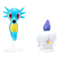 Pokmon: Battle Figure Set - Litwick, Horsea (2-pack)