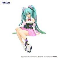 Figu: Hatsune Miku Noodle Stopper - Flower Fairy Morning Glory Pink (14cm)