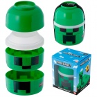 Evsrasia: Minecraft - Creeper Triple Lunch Box