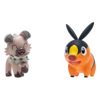 Pokmon: Battle Figure Set - Tepig, Rockruff (5cm) (2-pack)