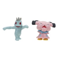 Pokmon: Battle Figure - Machop, Snubbull (5cm) (2-pack)