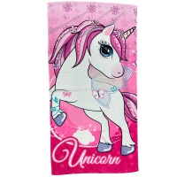 Pyyhe: Unicorn Cotton Beach Towel (70x140cm)