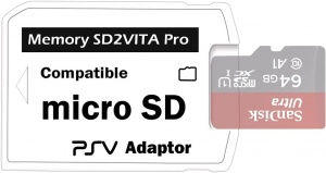 Adapter: Micro SD to Memory SD2VITA Pro