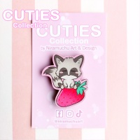 Magneetti: Cuties Collection - Strawberry Magnet (4.5cm) (Niramuchu)