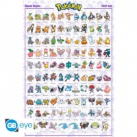 Juliste: Sinnoh Pokemon - Poster Maxi (91.5x61)