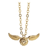 Kaulakoru: Harry Potter - Golden Snitch With Velvet Pouch