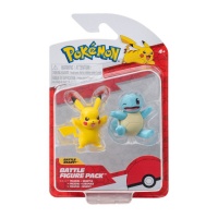 Pokemon: Battle Figure - Winking Squirtle And Pikachu