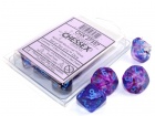 Noppasetti: Chessex - Nebula Nocturnal/Blue Luminary D10 (10)