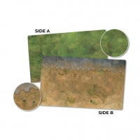 Hextech: Double Sided Game Mat (Grasslands/Arid/Urban)