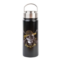 Juomapullo: One Piece - Gold Hat Skull (550ml)