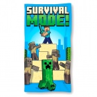 Pyyhe: Minecraft - Survival Mode! Microfibre Beach Towel (70x140cm)