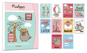 Postikortti: Pusheen The Cat - Travelling Postcards Pack