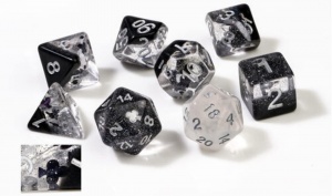 Noppasetti: Sirius Dice  Polyhedral Clubs Resin (8)