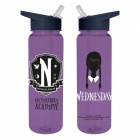 Juomapullo: Wednesday - Nevermore Academy, Black/purple