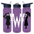 Juomapullo: Wednesday - W, Black/Purple