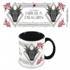 House Of The Dragon (ornate) Black Coloured Inner Mug