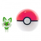 Pokemon: ClipnGo Poke Balls - Sprigatito With Poke Ball