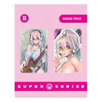 Pinssi: Super Sonico - Set B, 2-pack