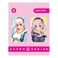 Pinssi: Super Sonico - Set A, 2-pack