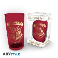 Lasi: Harry Potter - Emblem, Red (400ml)