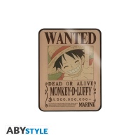 Magneetti: One Piece - Premium, Wanted Luffy