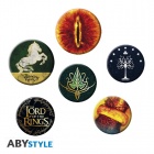Pinssi: Lord Of The Rings - Symbols, 6-pack