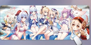 Hiirimatto: Anime - Girls And Sea (30x80cm)