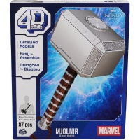 3D Palapeli: Marvel - Thor Mjolnir Hammer, 4D Build