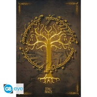 Juliste: Lord Of The Rings - White Tree (Foil) (61x91,5cm)
