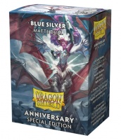 Dragon Shield: Standard Sleeves - Dual Matte 25th Anniversary Blue/Silver (100)