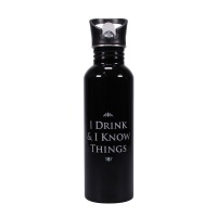 Juomapullo: Game Of Thrones - I Drink & I Know Things (750ml)