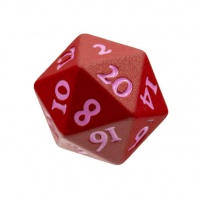 UltraPro: Heavy Metal - Vivid Red D20 Dice Set