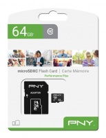 Muistikortti: PNY MicroSDHC 64GB