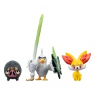 Pokemon: Battle Figure - Fennekin, Lechonk, Sirfetchd (5cm)