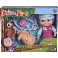 Masha And Bear: Masha Animal Doctor (23cm)