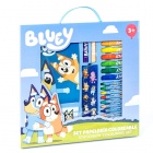 Kirjoitustarvikesetti: Bluey - Colouring Stationery Set