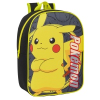 Reppu: Pokemon - Tough Pikachu, Black/Yellow (34cm)