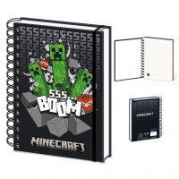 Muistikirja: Minecraft - Sss... BOOM, 3D Lenticular (A5)