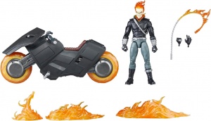 Figu: Marvel Legends - Ghost Rider with Motorcycle (15cm)