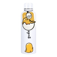 Juomapullo: Gudetama - Metal Water Bottle (500ml)