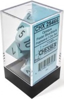 Noppasetti: Chessex Opaque  Polyhedral Pastel Blue (7)