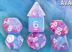 Noppasetti: Sirius Dice  Treasure Series Opal (8)