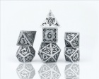 Noppasetti: Sirius Dice - Illusory Metal Silver (6)