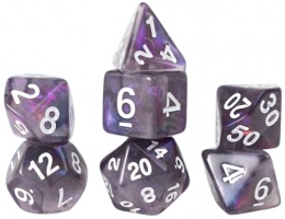 Noppasetti: Sirius Dice  Treasure Series Amethyst (7)