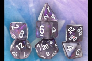 Noppasetti: Sirius Dice  Treasure Series Amethyst (7)