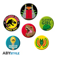 Pinssisetti: Jurassic Park - Icons (Set Of 6)