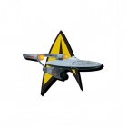 Magneetti: Star Trek - Ship & Logo Funky Chunky